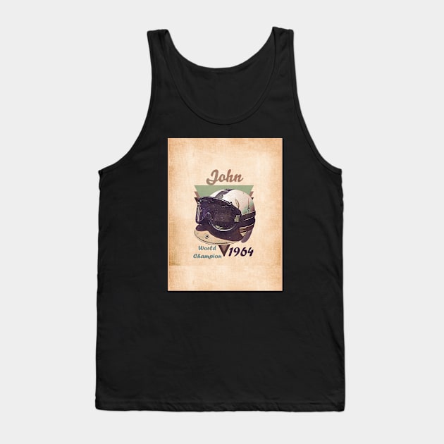 1964 John Surtees Tank Top by Popcult Posters